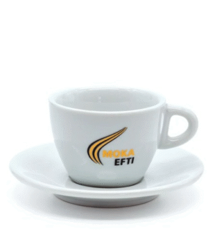 6er-Set Cappuccino-Tassen mit Untertasse Moka efti - Moka Efti
