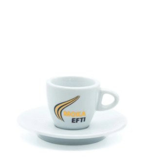 6 Kaffeetassen mit Untertasse Moka Efti